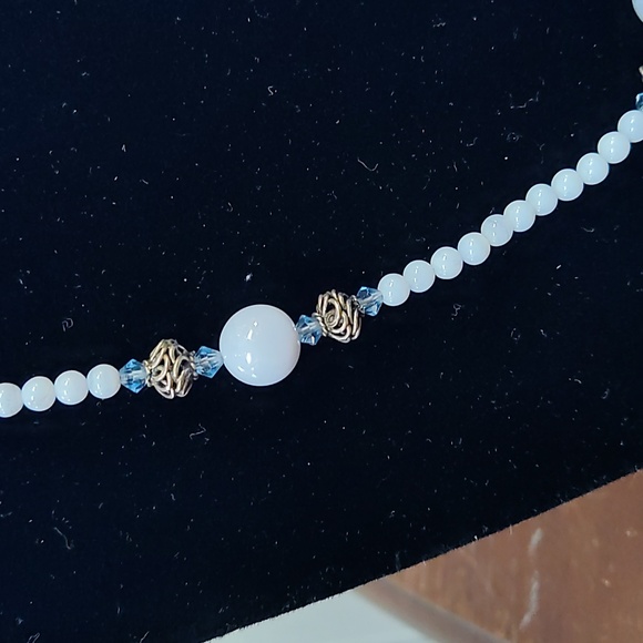 Beaded Necklace with Sterling Findings - Picture 2 of 6